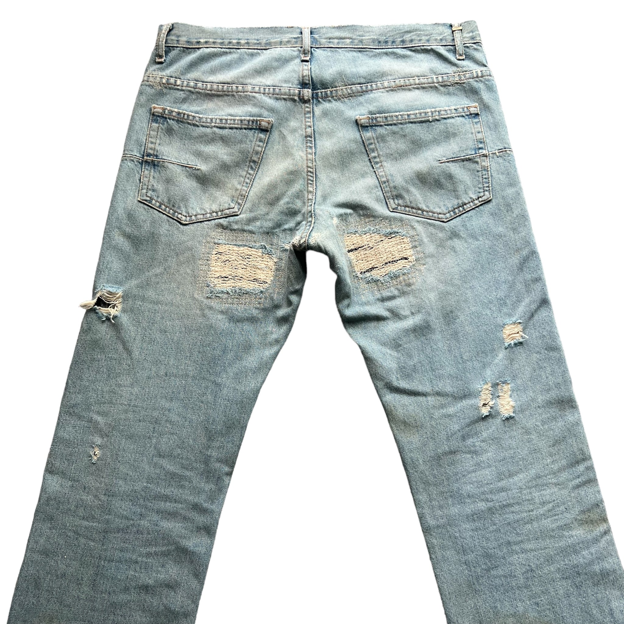 DIOR HOMME HEDI SLIMANE 2006SS CRASH DENIM