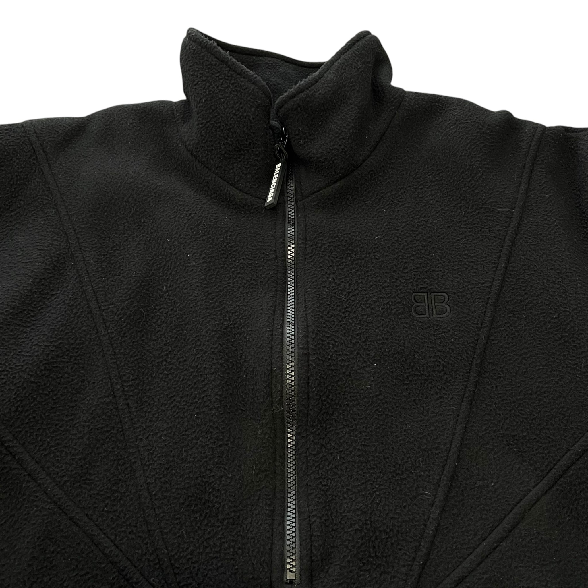 BALENCIAGA 2022AW Sherpa Half-Zip Heavy Fleece Jacket