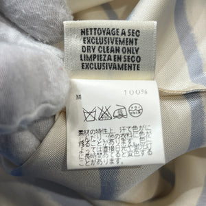 HERMES Blue Stripe Blouse