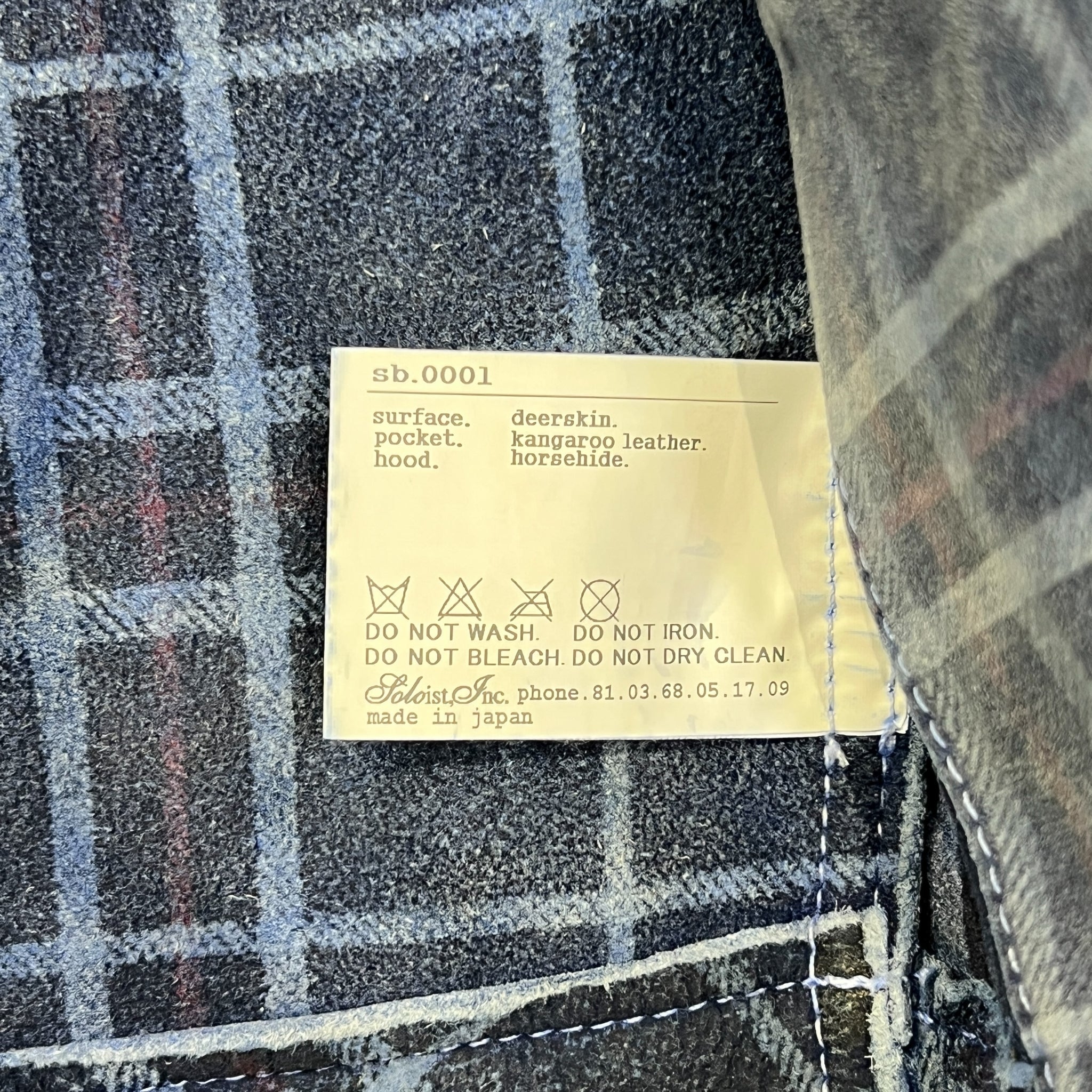 TAKAHIROMIYASHITA The Soloist. 2012 Spring eARTh dye(TM) Blue Dearskin 2Way Leather Jacket