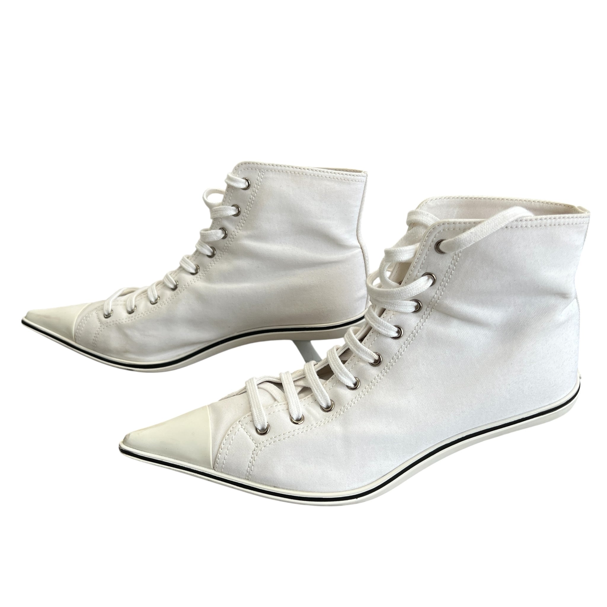 PRADA 2021SS SYNTHESIS HEELED HIGH-TOPSNEAKERS