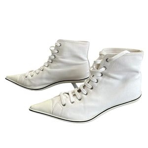 PRADA 2021SS SYNTHESIS HEELED HIGH-TOPSNEAKERS