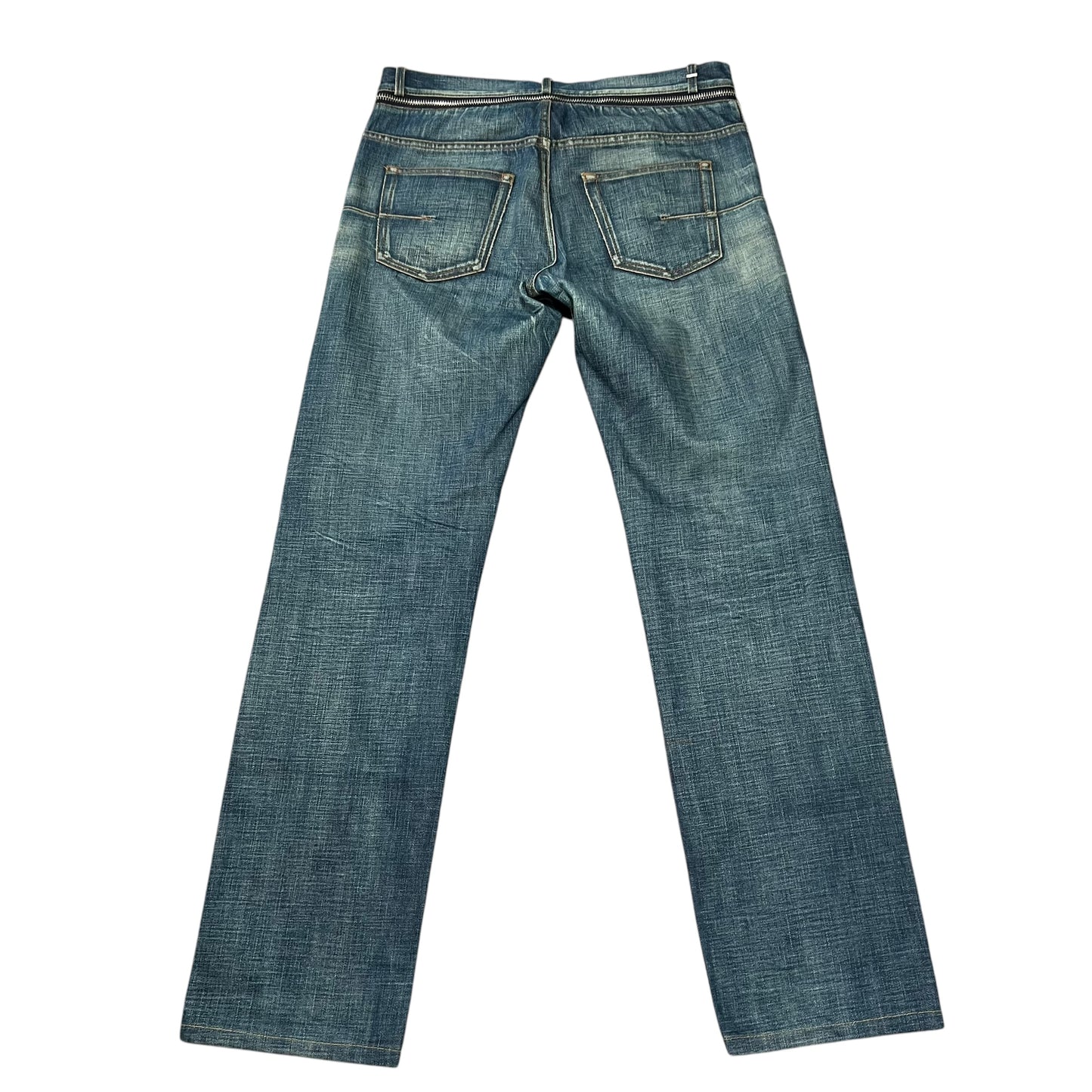 DIOR HOMME HEDI SLIMANE Waist Zip Denim Pants