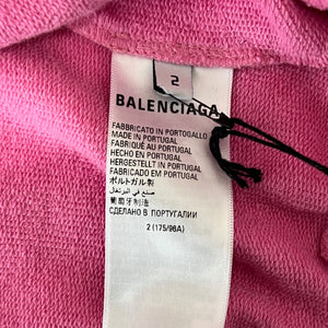 BALENCIAGA 2022AW DEMNA GVASALIA Polo Oversized Destroyed Zip-up Hoodie