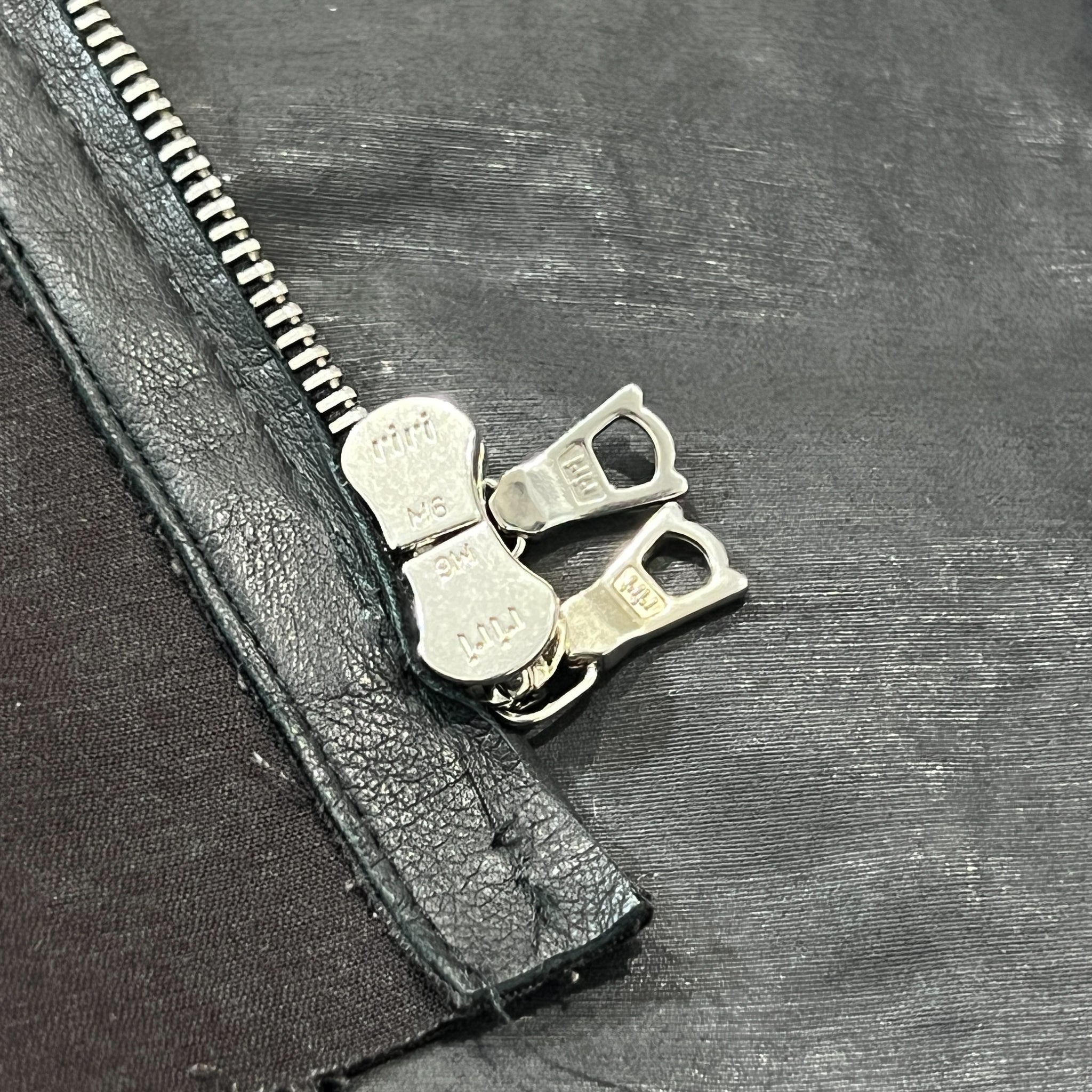 m.a+ Zip-Up Leather Jacket