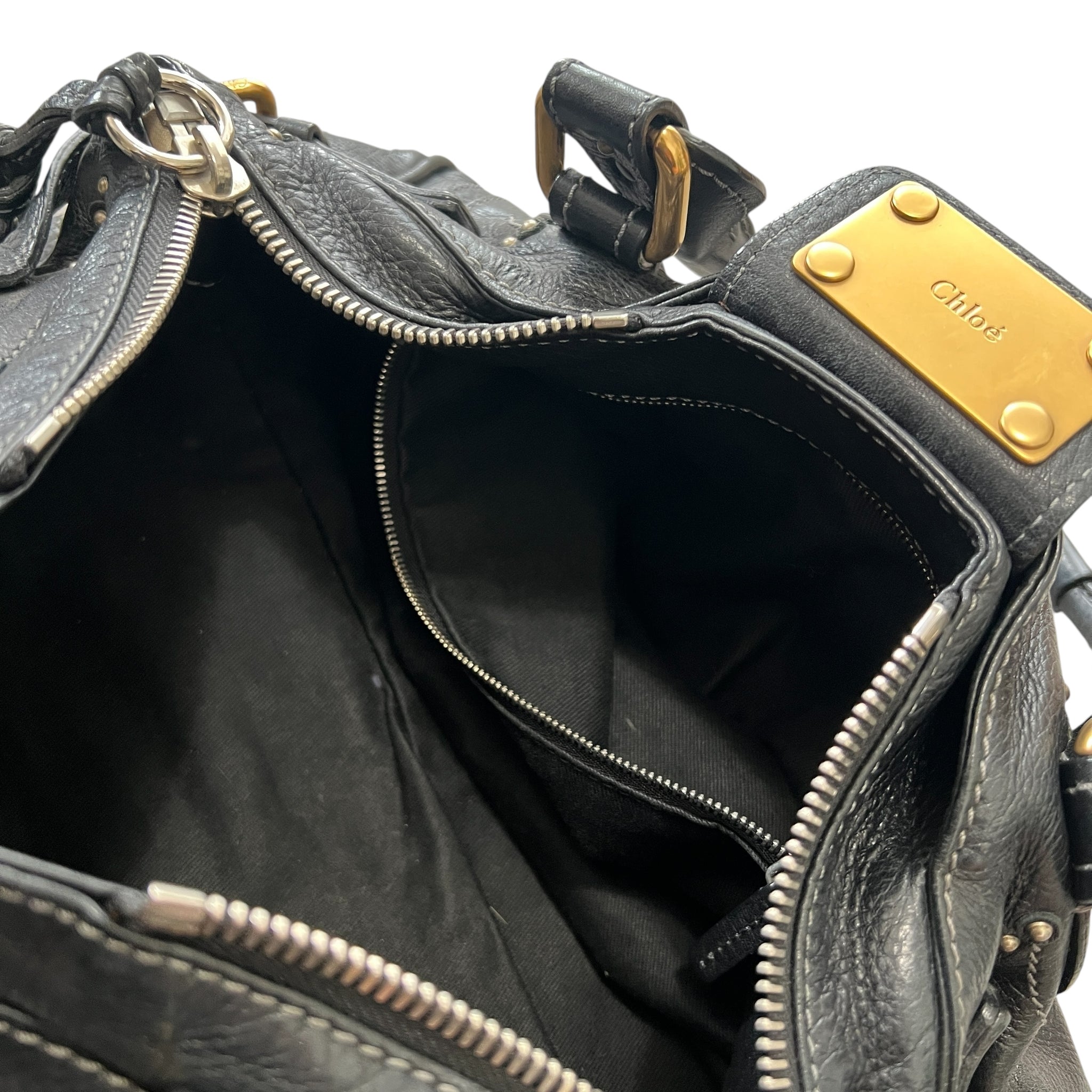Chloe 2005 Fall Paddington Leather Boston Bag