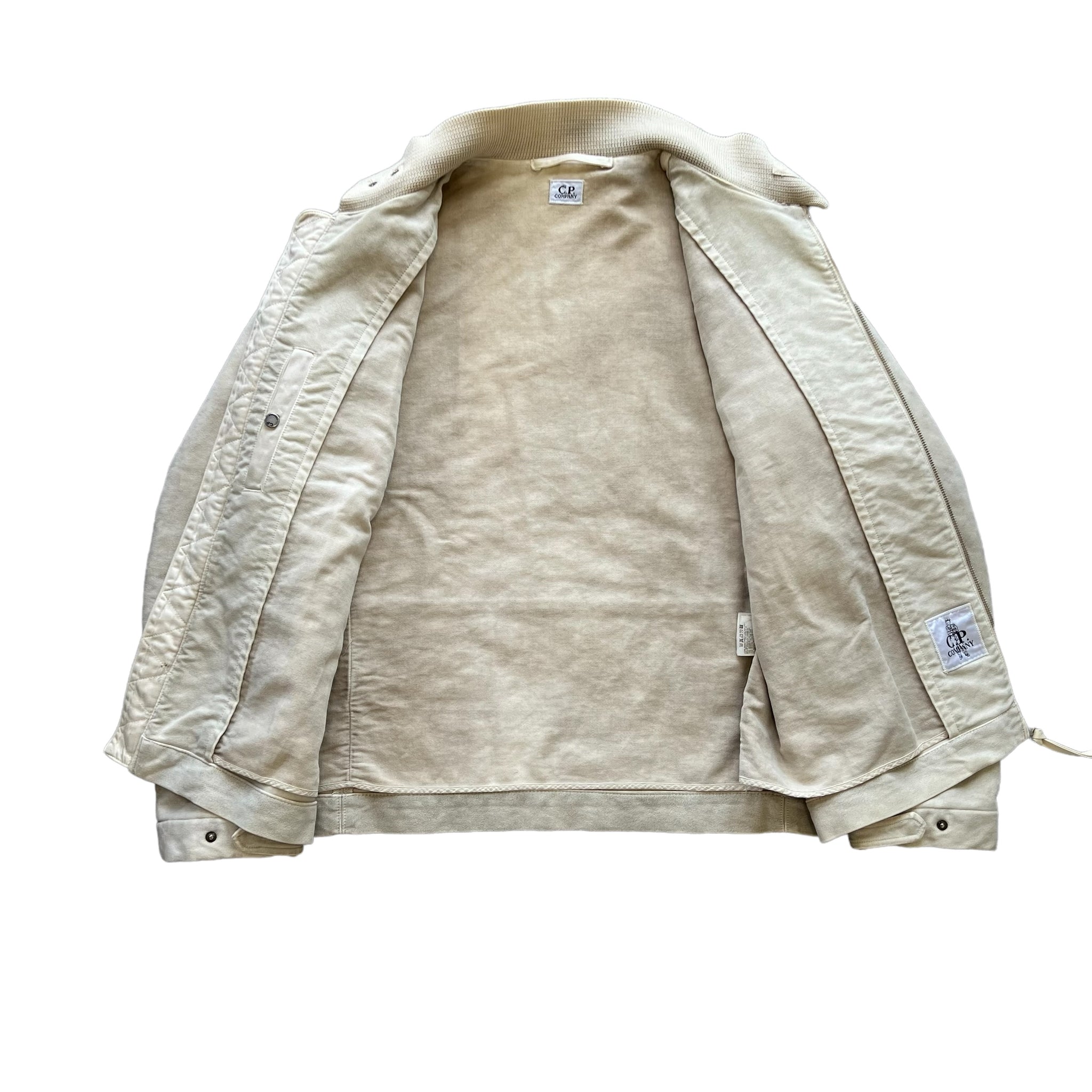 CP. COMPANY 2004AW COTTON LEATHER GOGGLE JACKET