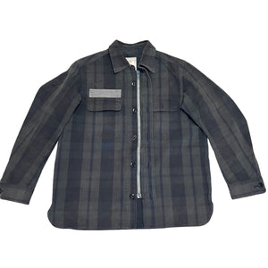GENERAL RESEARCH 2000AW BLOCK CHECK ZIP-UP JACKET