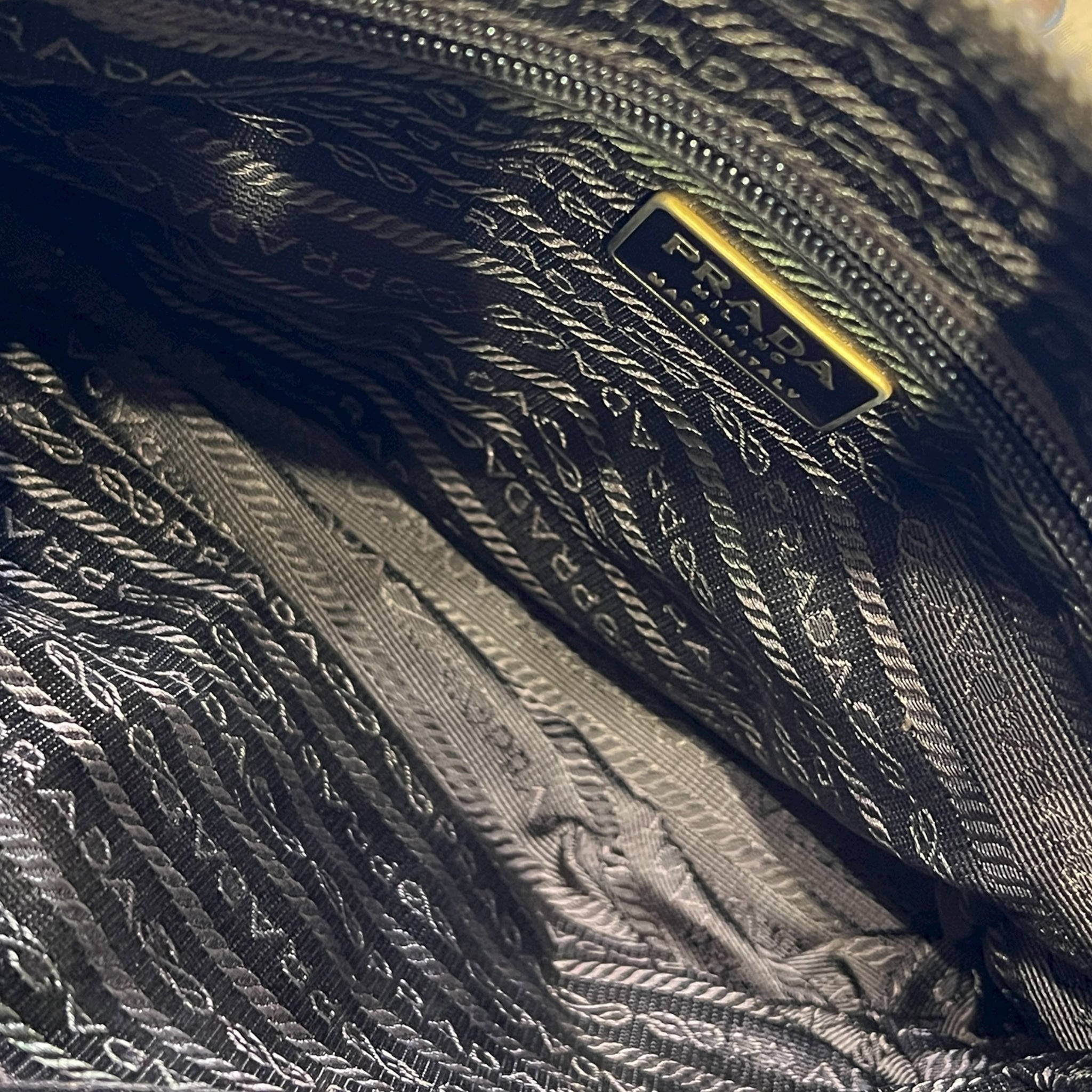 PRADA Quilting Nylon Shoulder Bag