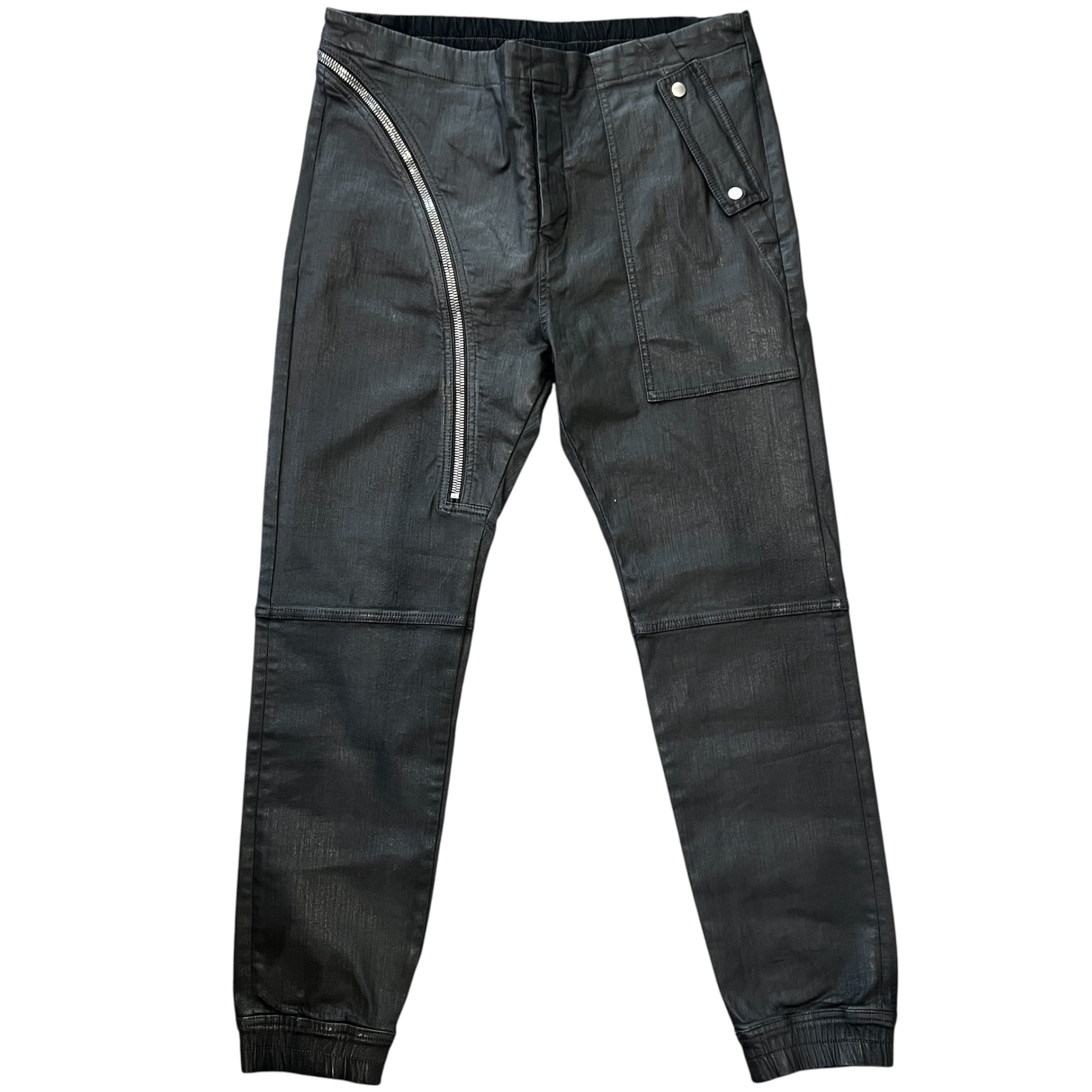 RICK OWENS DRKSHDW 2019AW Black Wax Air Cut Jogger – SEVENSTARCLOTHING