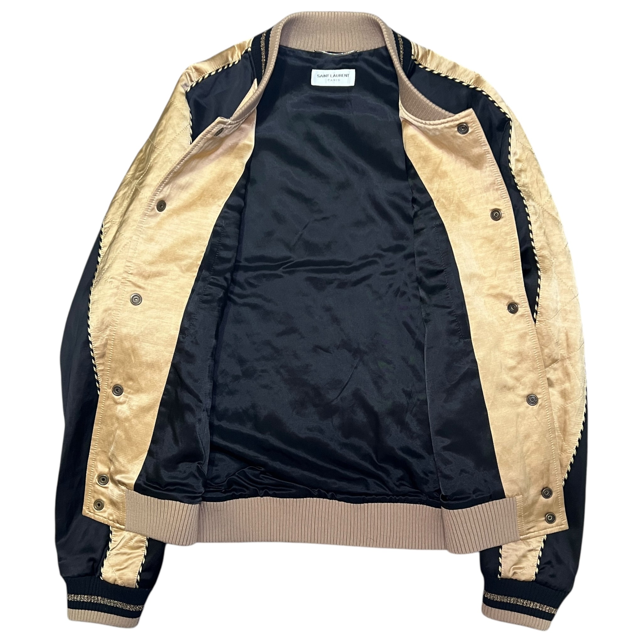 SAINT LAURENT PARIS 2021AW Teddy Quilting Padded Jacket