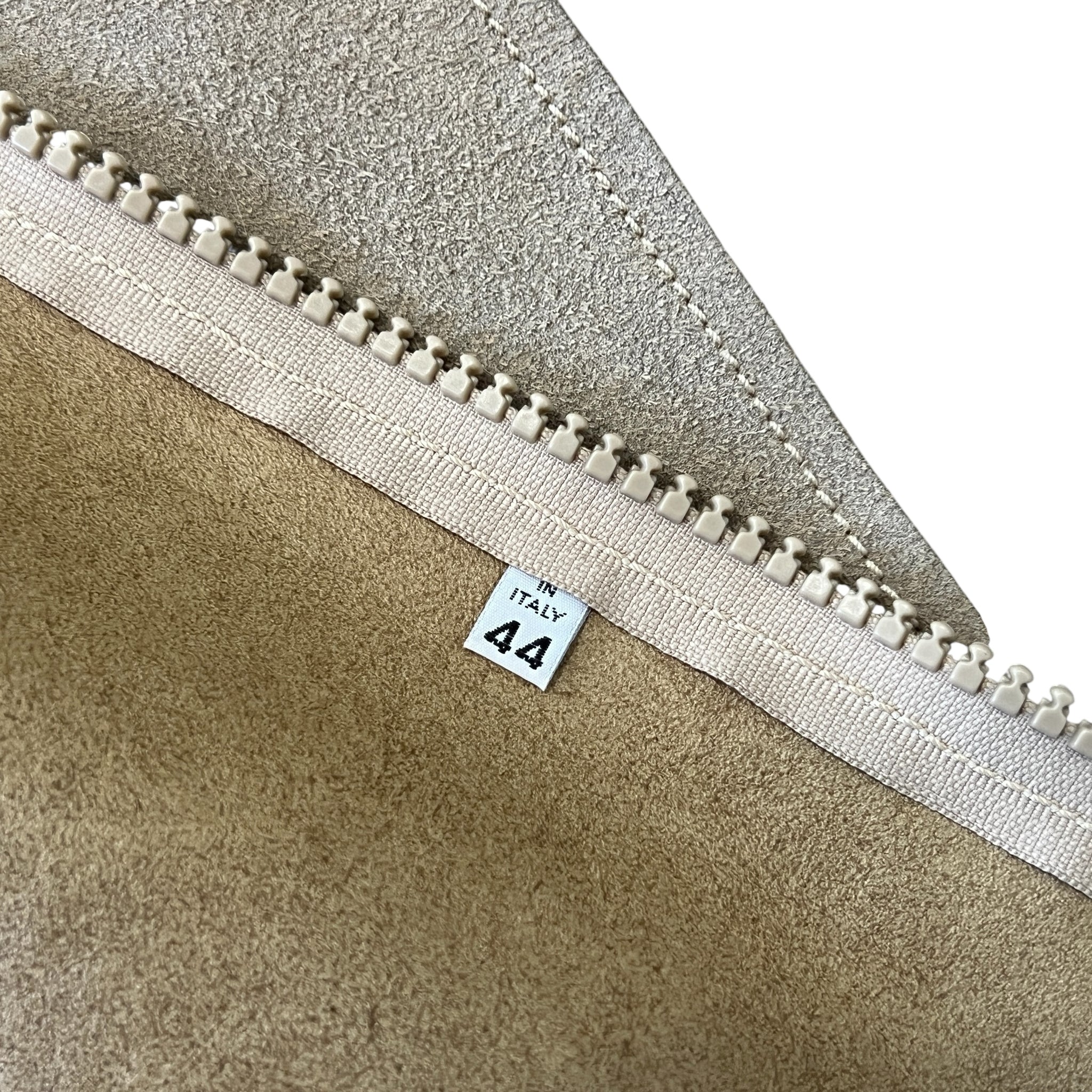 MAISON MARTIN MARGIELA 1998 Spring Summer Look39 Artisanal Flat Suede Jacket
