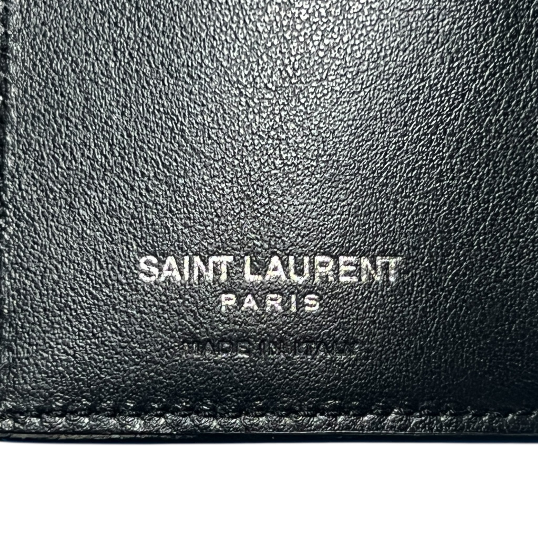 SAINT LAURENT PARIS 2017SS ANTHONY VACCARELLO GINZA Store Limited Compact Leather Wallet