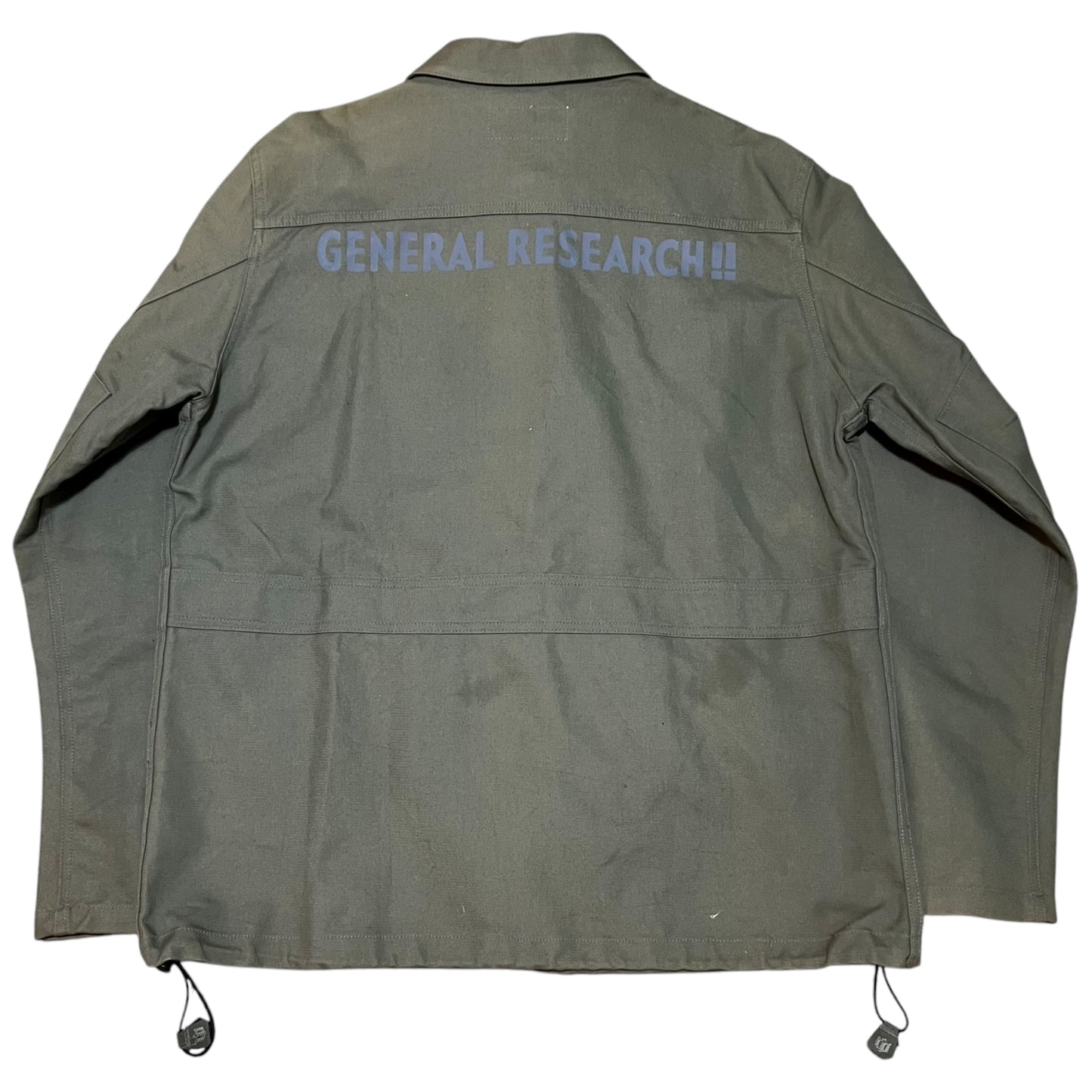 GENERAL RESEARCH 2003 Multi Zip Military Cargo Jacket