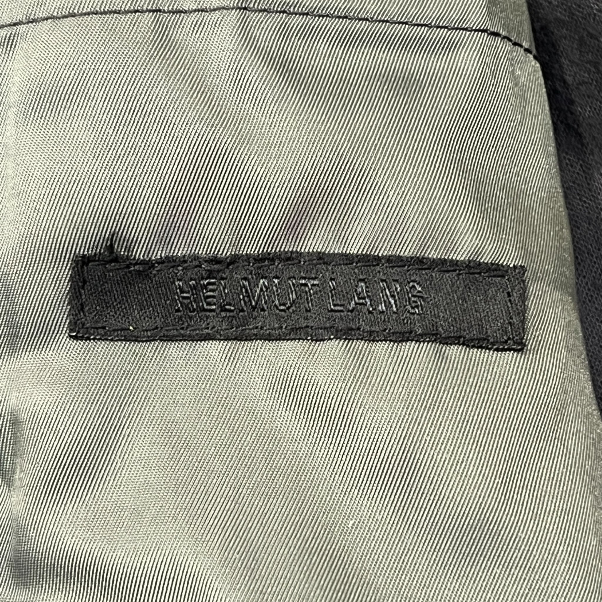 HELMUT LANG 00's Bondage Fleece Layered Bomber Jacket