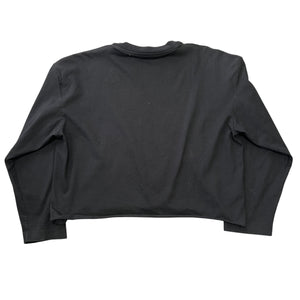 VETEMENTS 2017AW “République Française” Logo Cropped Long Sleeve T-Shirts