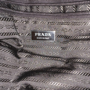 PRADA Vintage One Shoulder Bag Python Embossing  Tessuto Nylon × Leather