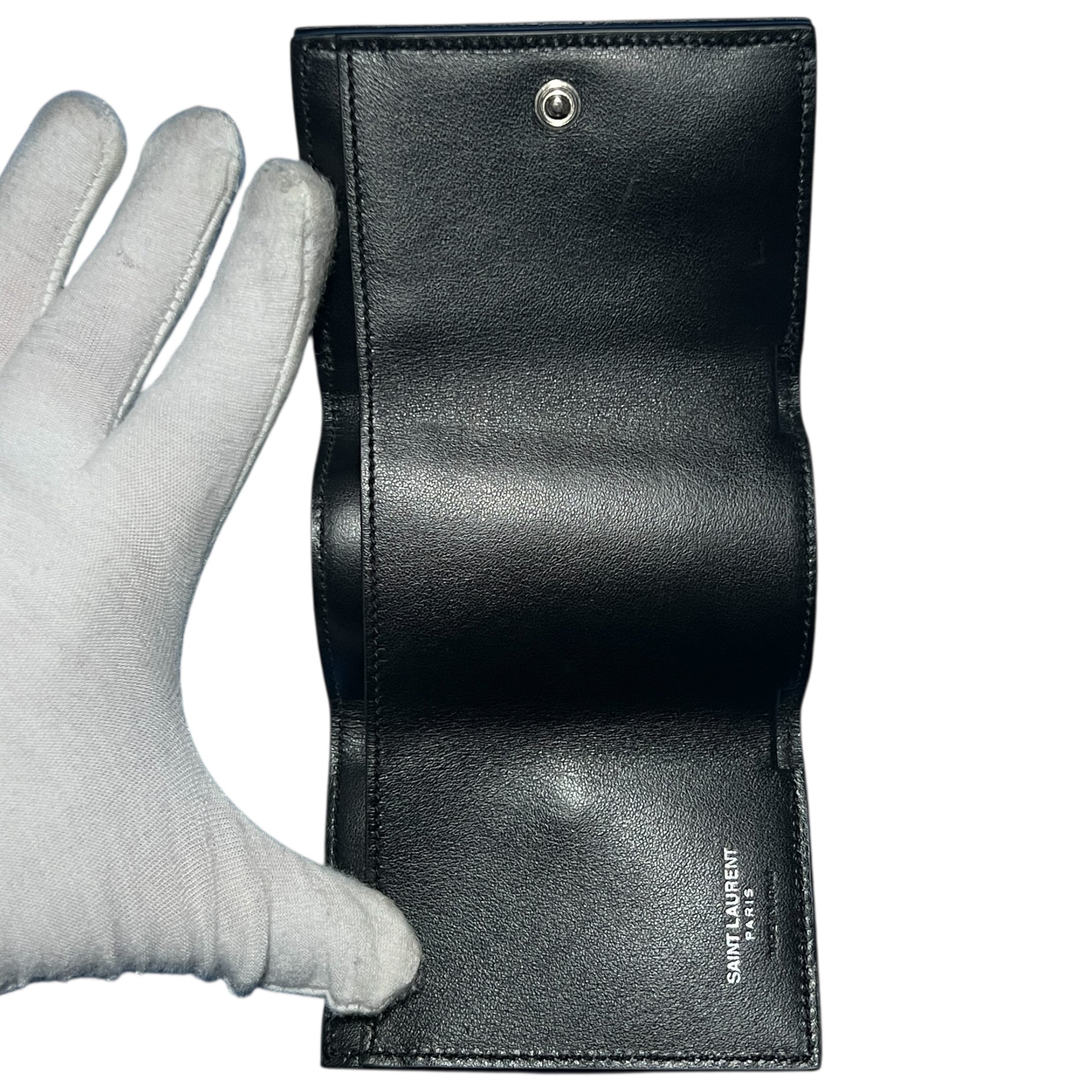 SAINT LAURENT PARIS 2017SS ANTHONY VACCARELLO GINZA Store Limited Compact Leather Wallet