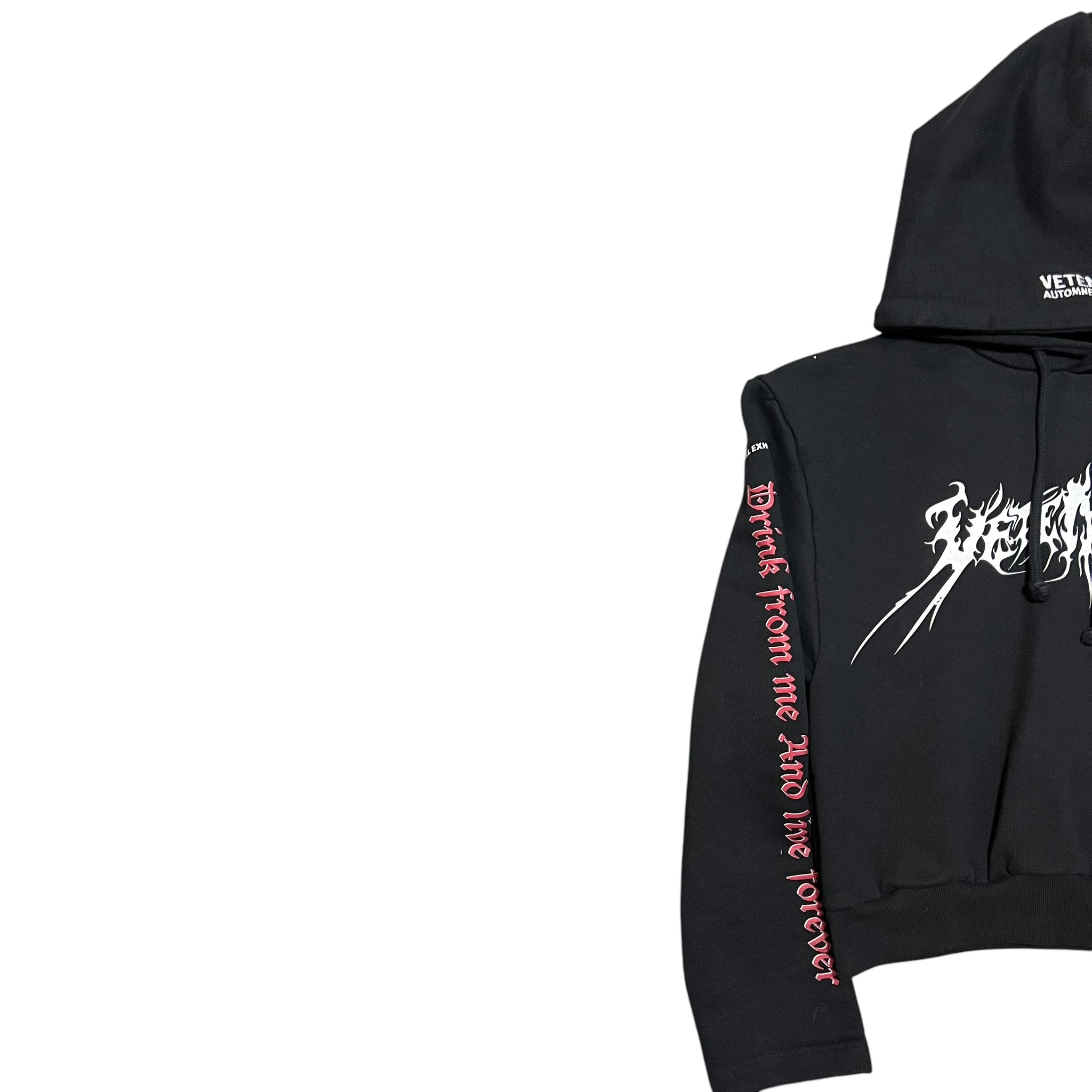 VETEMENTS 2016AW Demna Gvasalia Total Fucking Darkness Pullover Sweat Hoodie