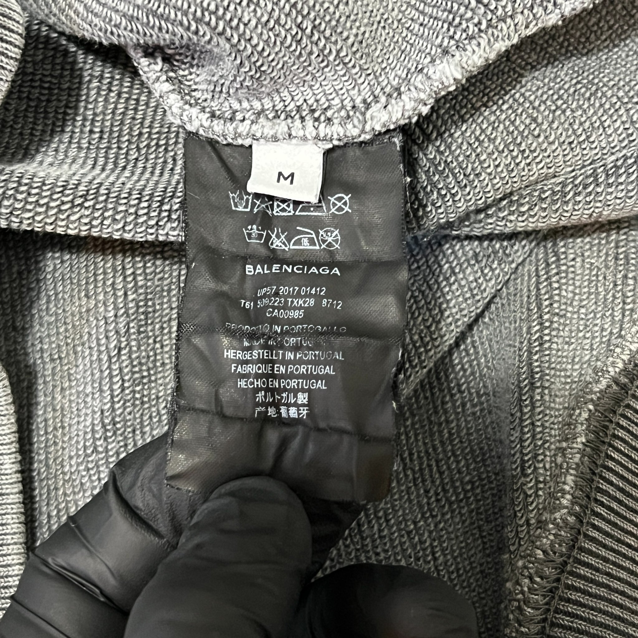 BALENCIAGA 2017 Fall Winter Jarno Parkkima Pull Over Hoodie