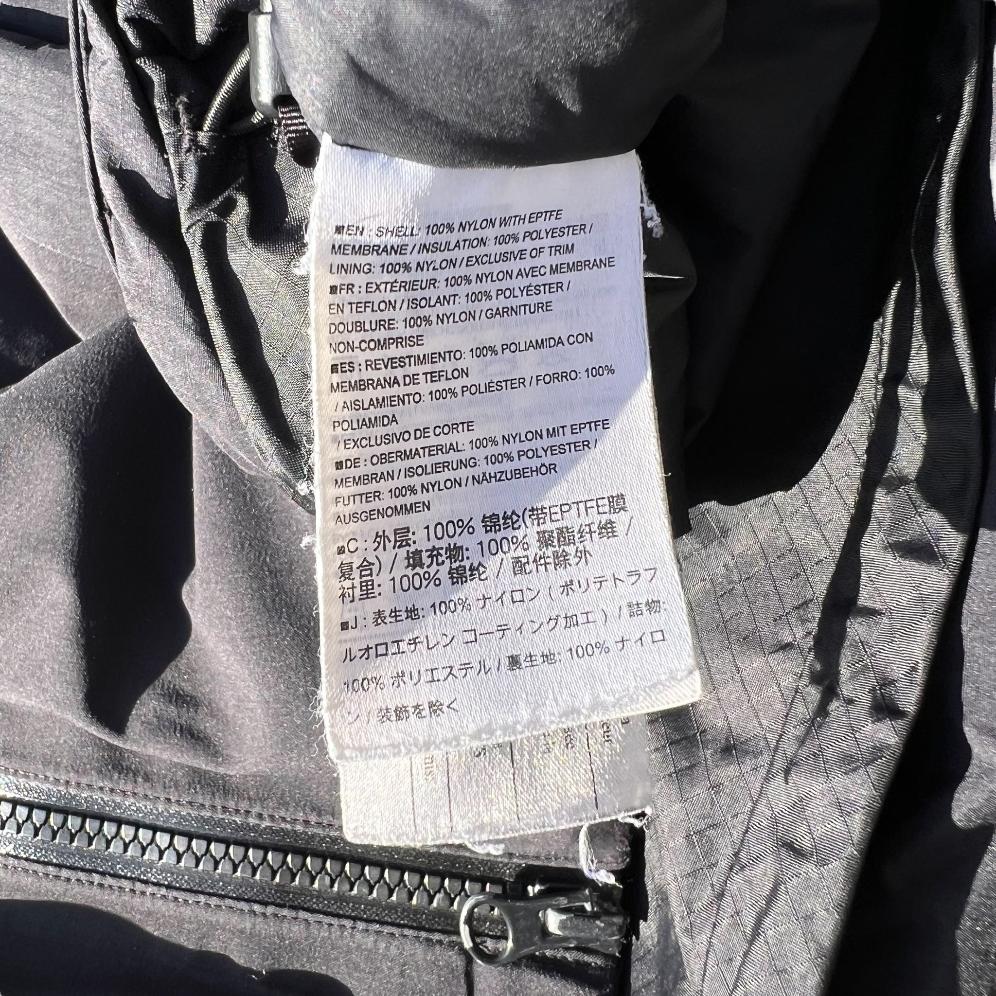 ARC’TERYX GORE-TEX PADDED ZIP JACKET
