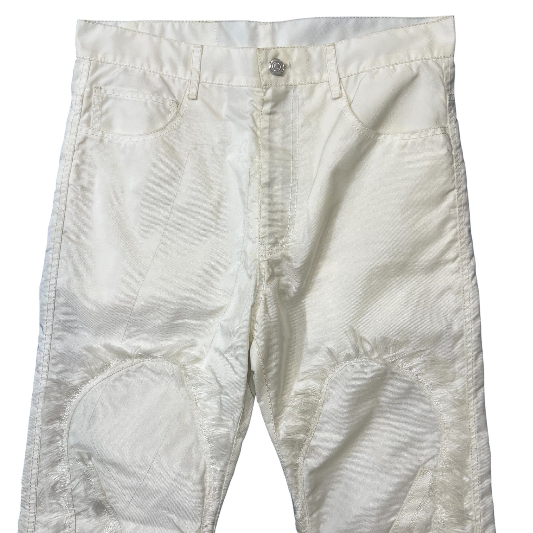 KANGHYUK 2021AW COLLECTION 10 Nylon Cotton Fringe Panel Trousers