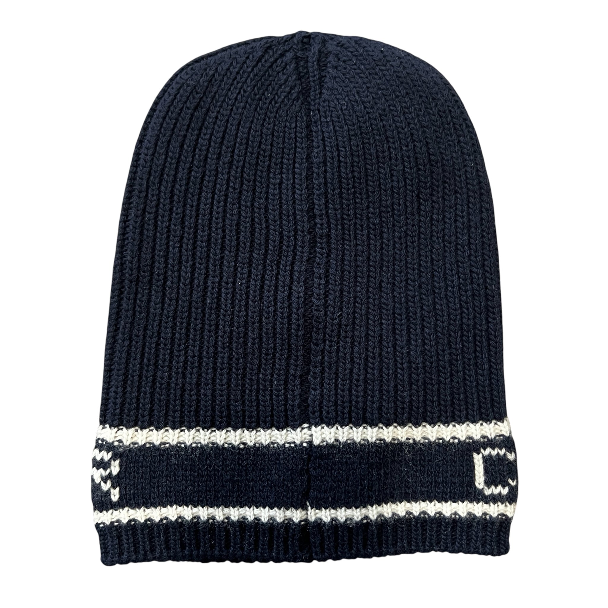 Christian Dior Star Logo Knit Beanie