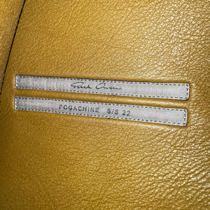 RICK OWENS 21AW Leather Cargo Backpack
