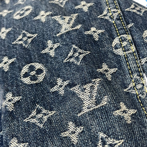 LOUIS VUITTON 2020AW × NIGO Giant Damier Waves Monogram Denim Jacket