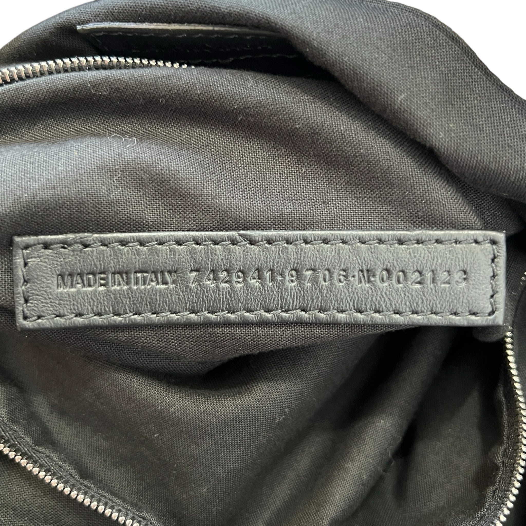 BALENCIAGA クラッシュ スモール チェーンショルダーバッグ メタリックシルバー