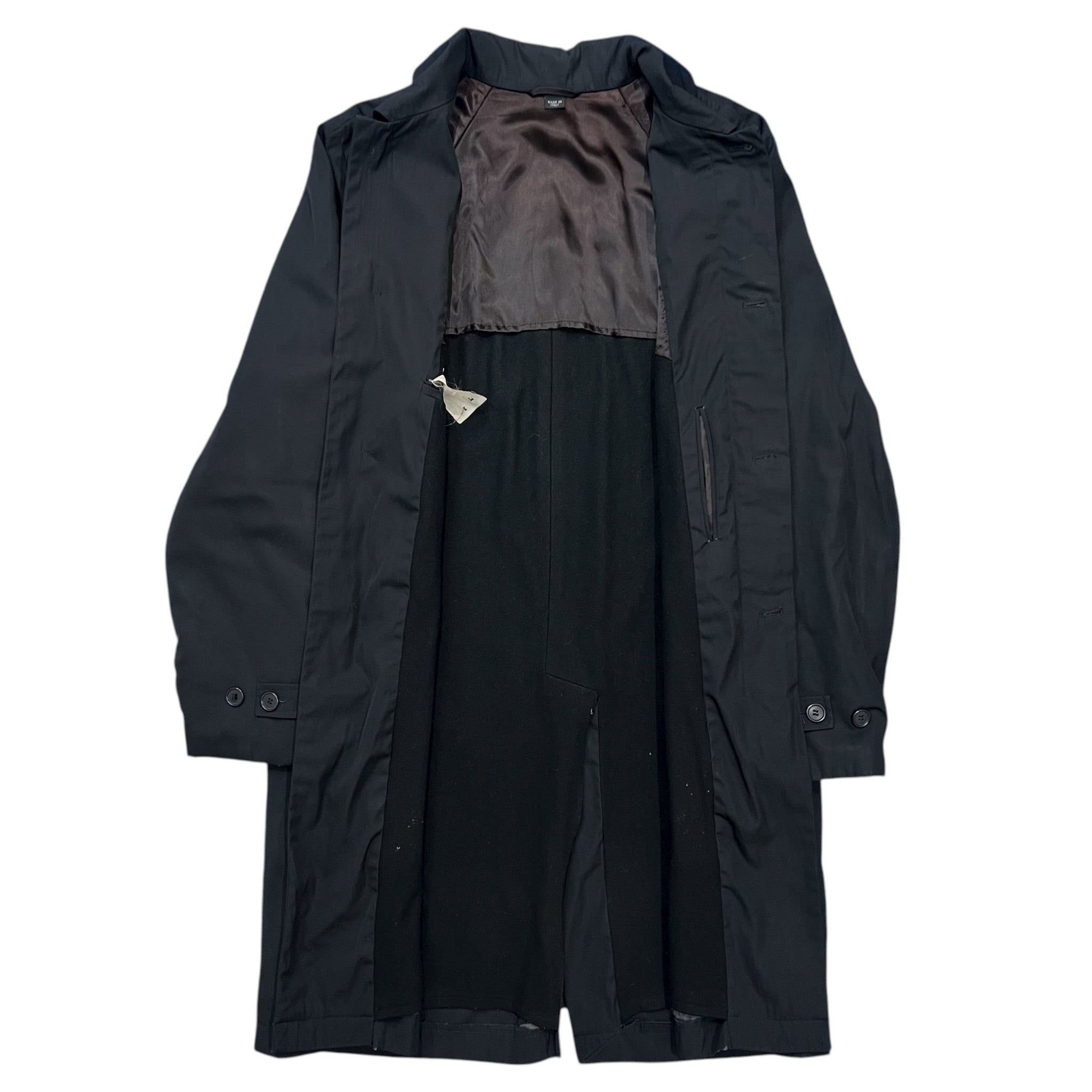 HELMUT LANG 00's Wool Mix Balmacaan Coat