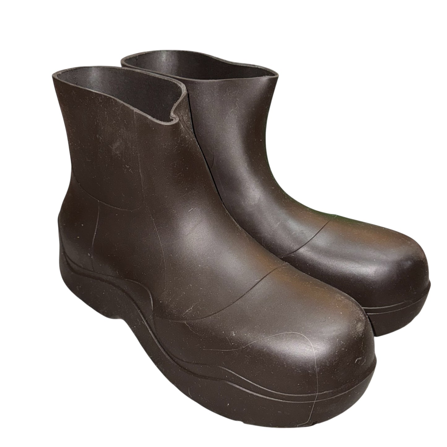 BOTTEGA VENETA Rubber Paddle Ankle Boots