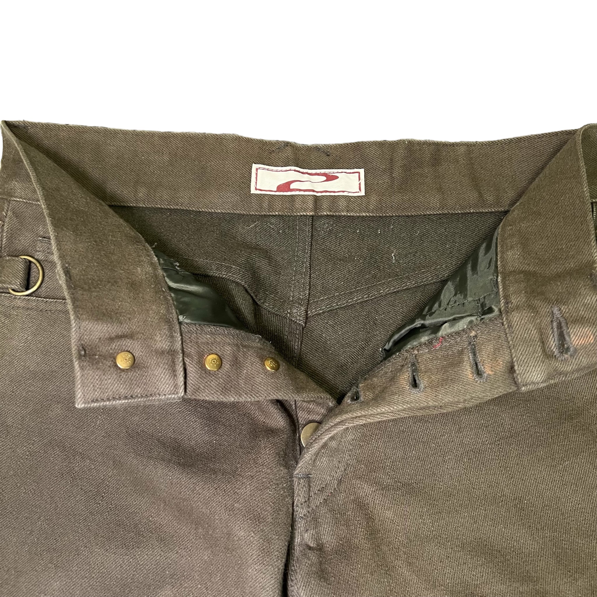 BEAUTY:BEAST MILITARY DENIM PANTS KHAKI