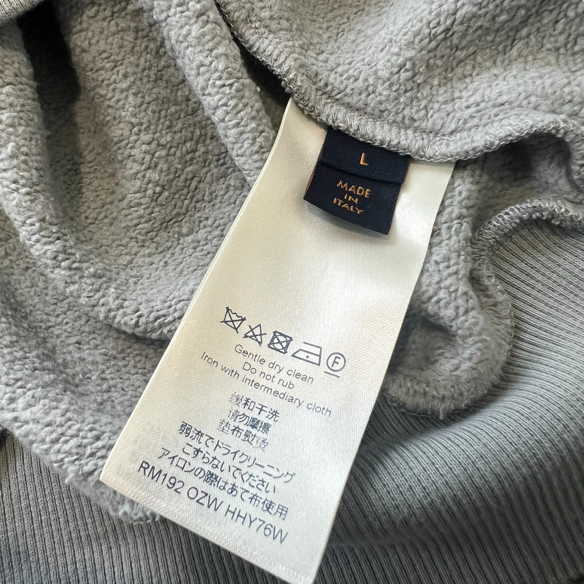 LOUIS VUITTON 2019AW × VIRGIL ABLOH EMBROIDERY PADDED HOODIE