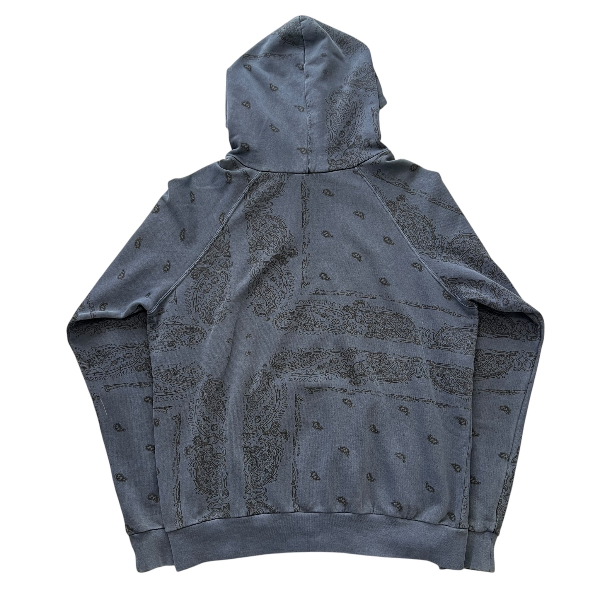 RAF SIMONS 2004AW WAVES Paisley Pullover Hoodie