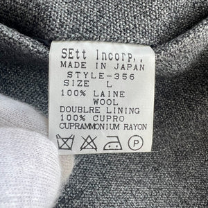 GENERAL RESEARCH FOR LEFT HANDED 1998AW PARASITE POCKET HEAVY WOOL SUITS JACKET PANTS SET