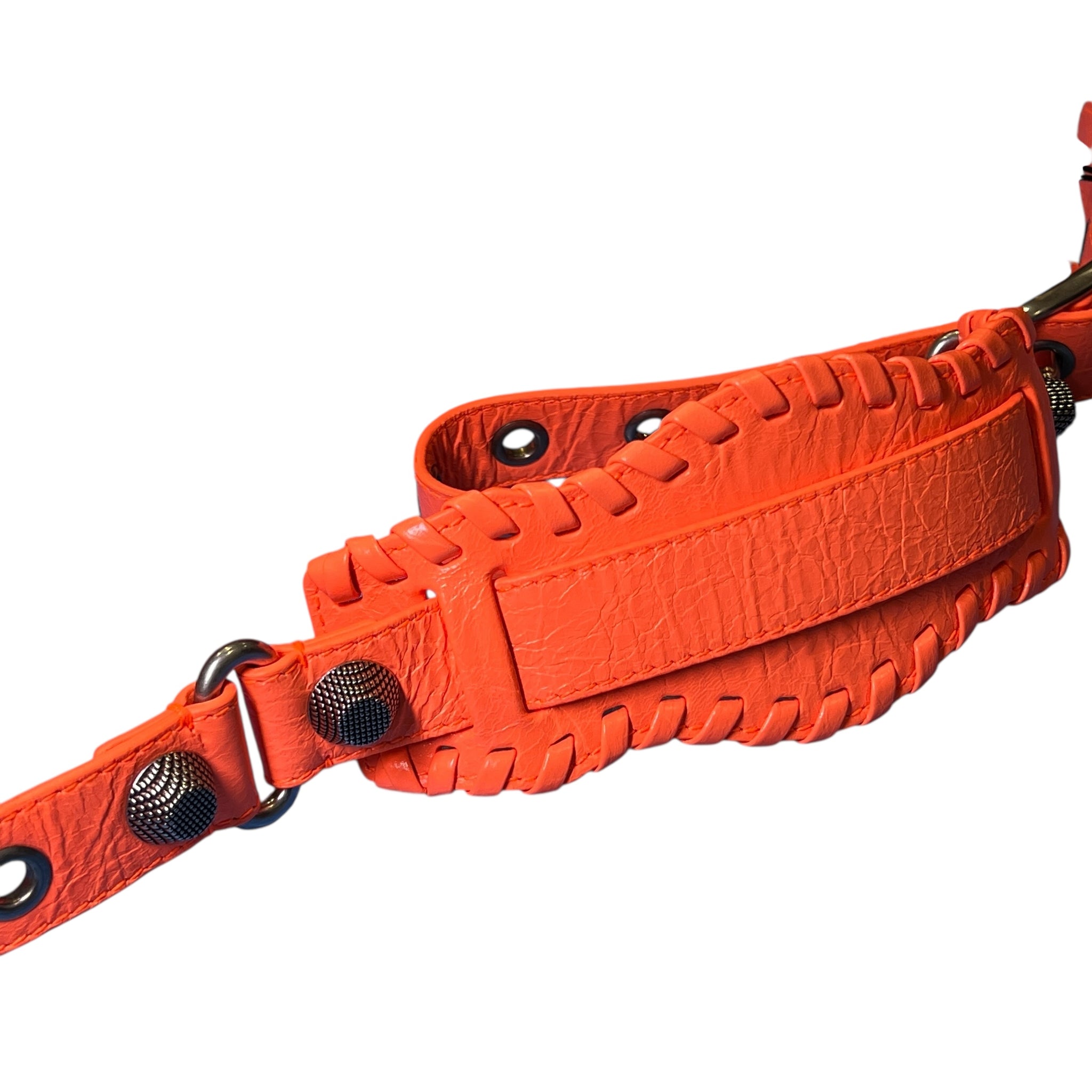 BALENCIAGA 2023SS Le Cagole Shoulder Bag XS Arena Lamb Neon Orange