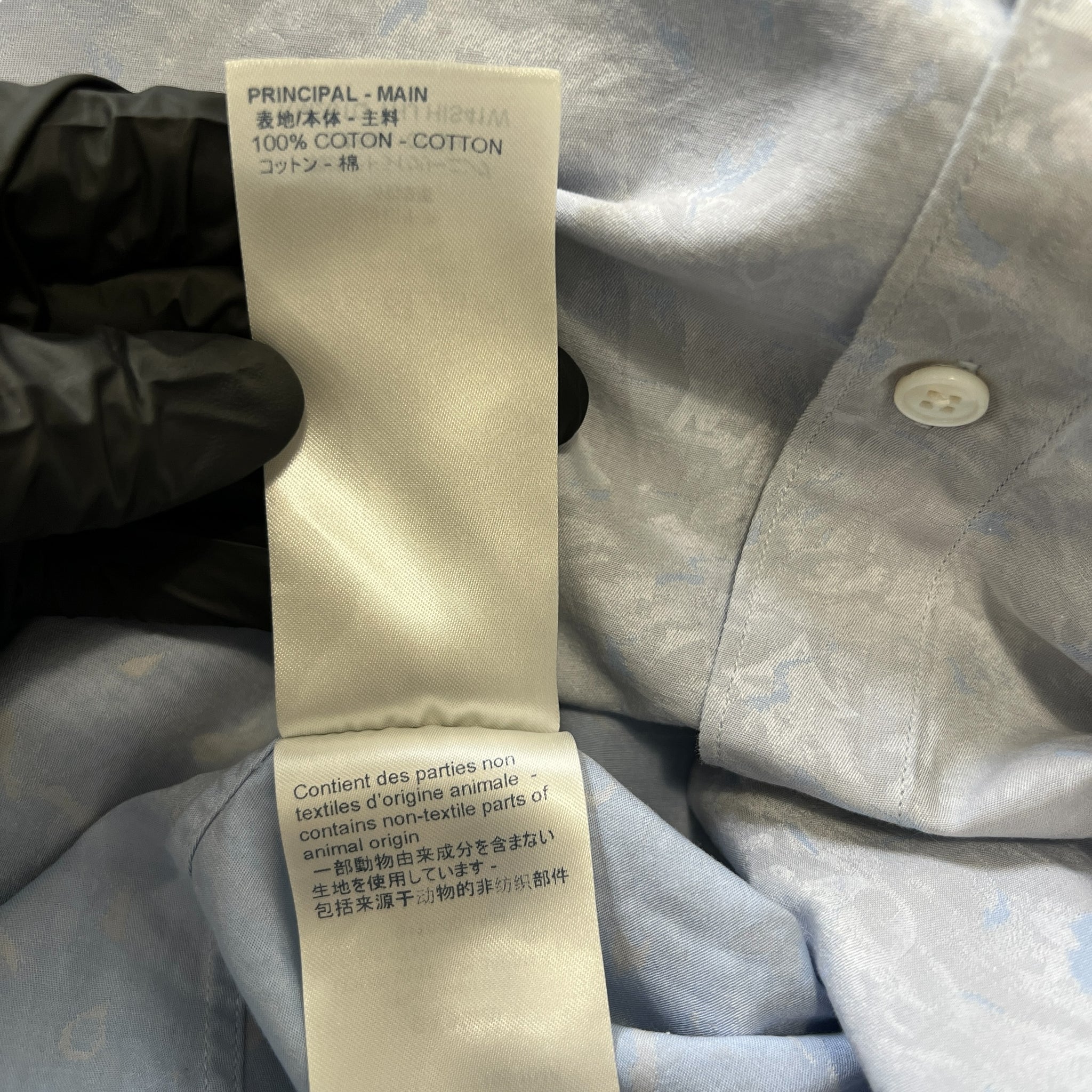 Louis Vuitton 2020SS Monogram Jacquard Regular Fit Long Sleeve Shirt