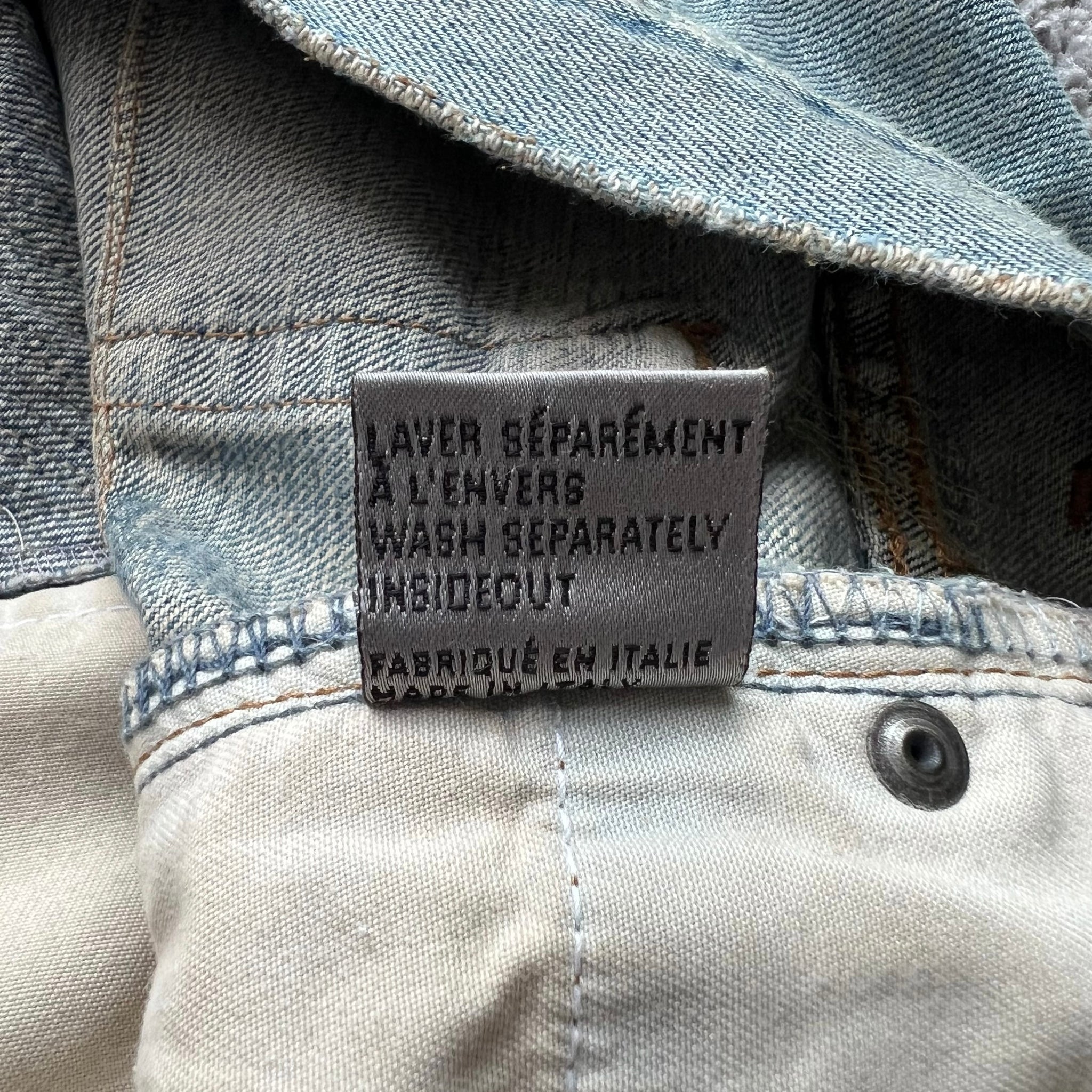 DIOR HOMME HEDI SLIMANE 2006SS CRASH DENIM