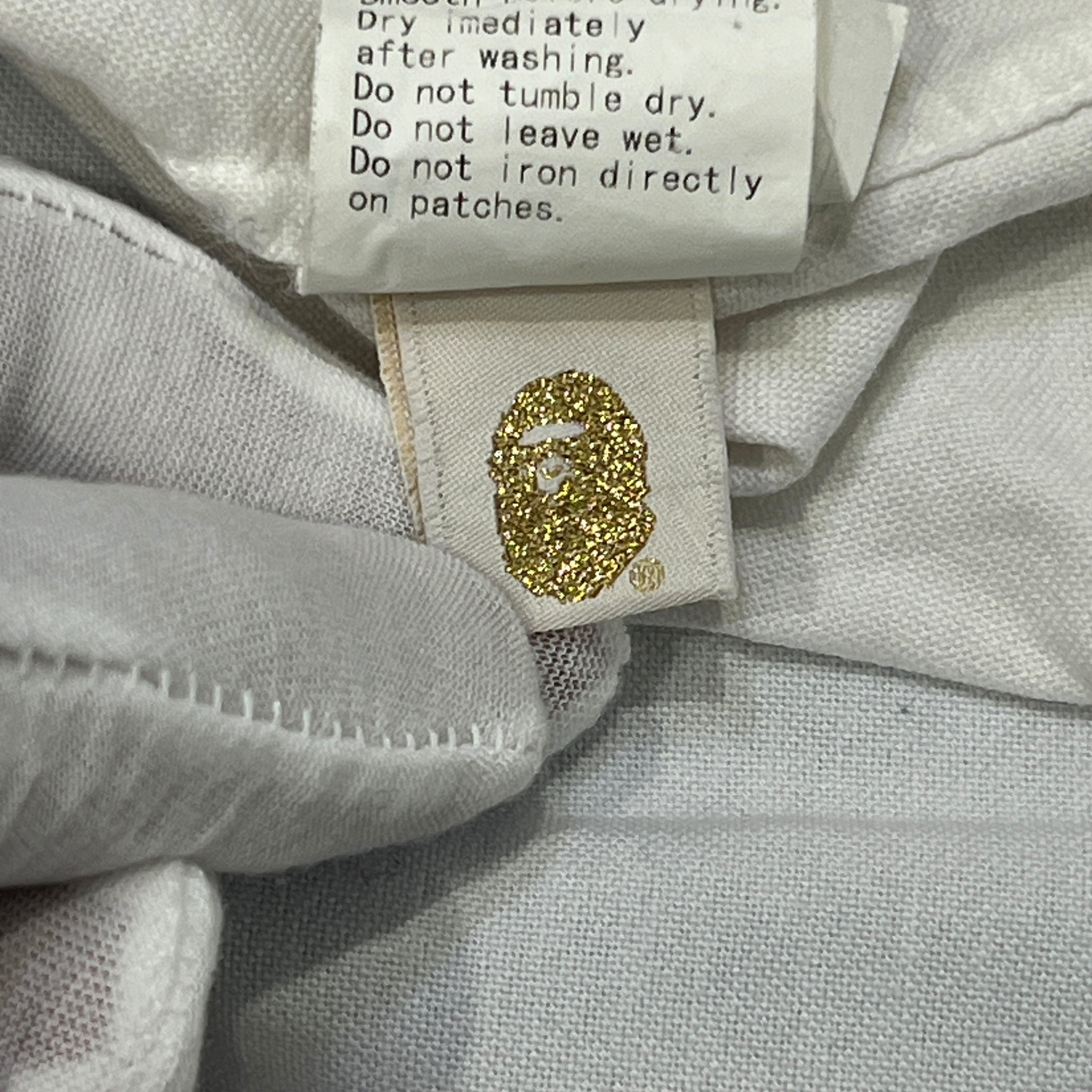 A BATHING APE OG BAPE × NIGO Camo Line Oxford Button Down S/S Shirts