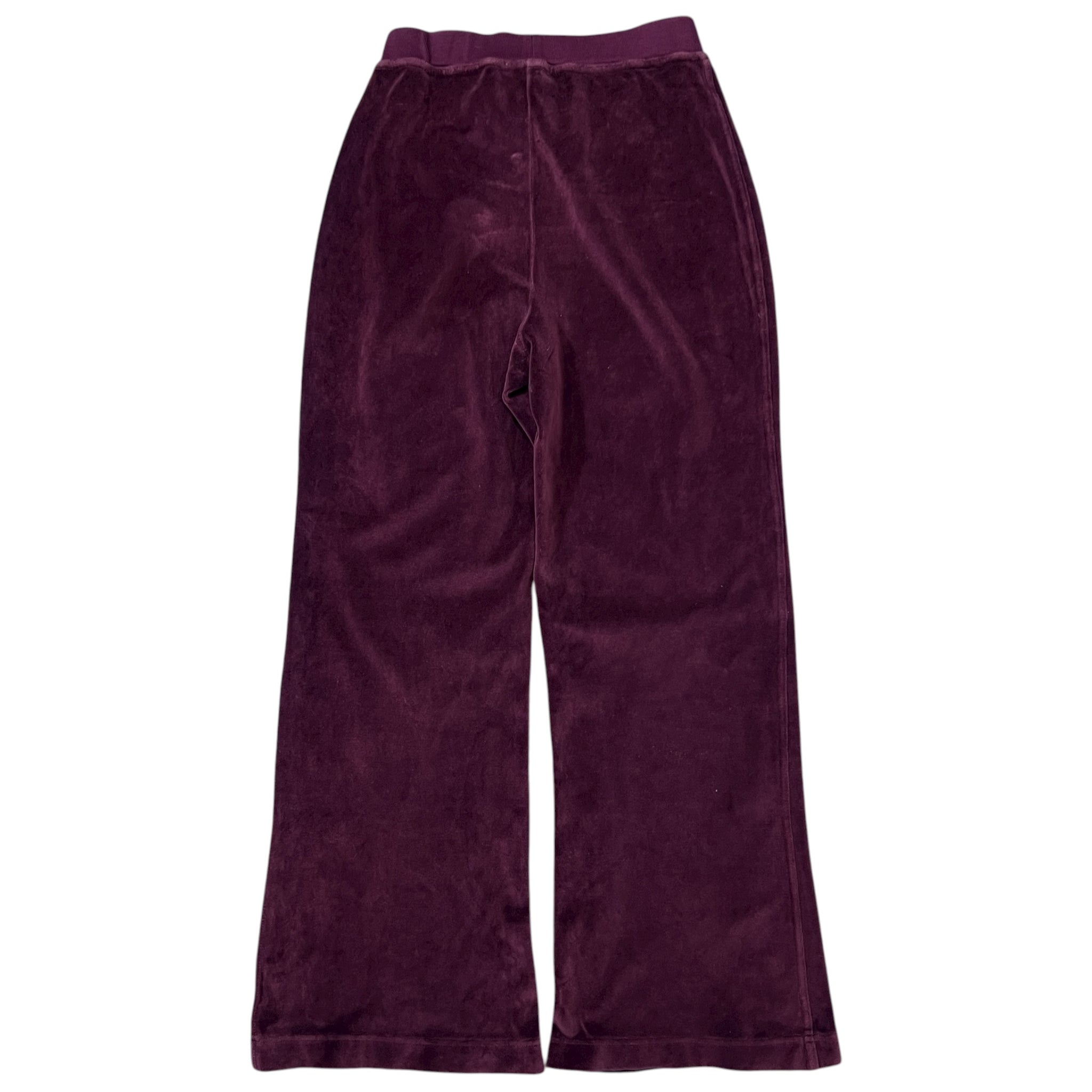 GUCCI × TOM FORD 90s Cotton Velvet Flare Sweat Pants Bordeaux