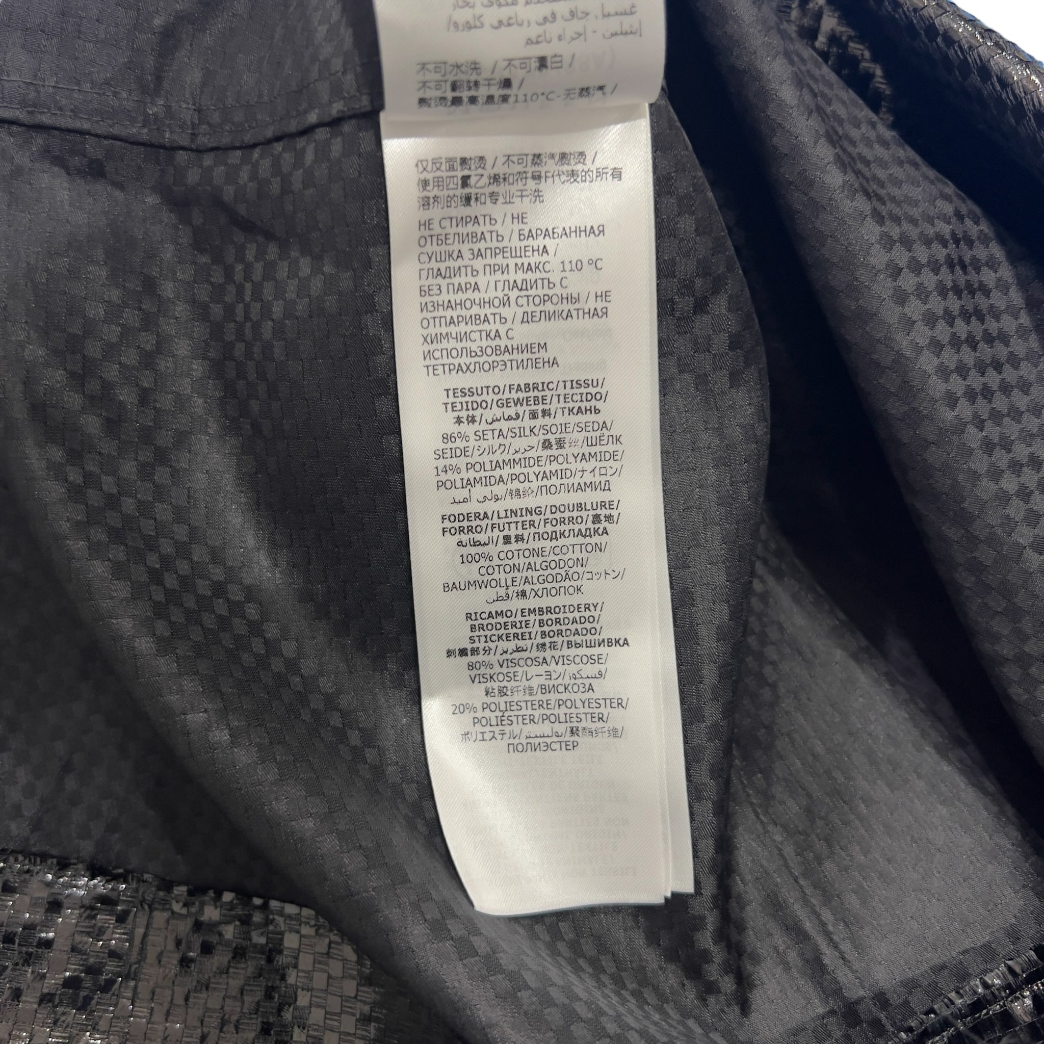 Alexander McQueen Glossy Embossed Pattern Short Sleeve Shirts