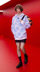 PRADA × RAF SIMONS 22SS FLORAL TERRY HOODIE