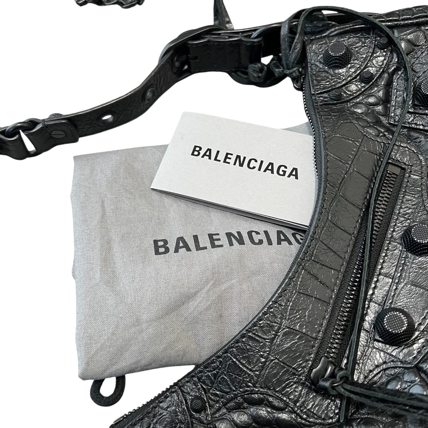 BALENCIAGA 2023SS Le Cagole S Leather Crossbody Bag