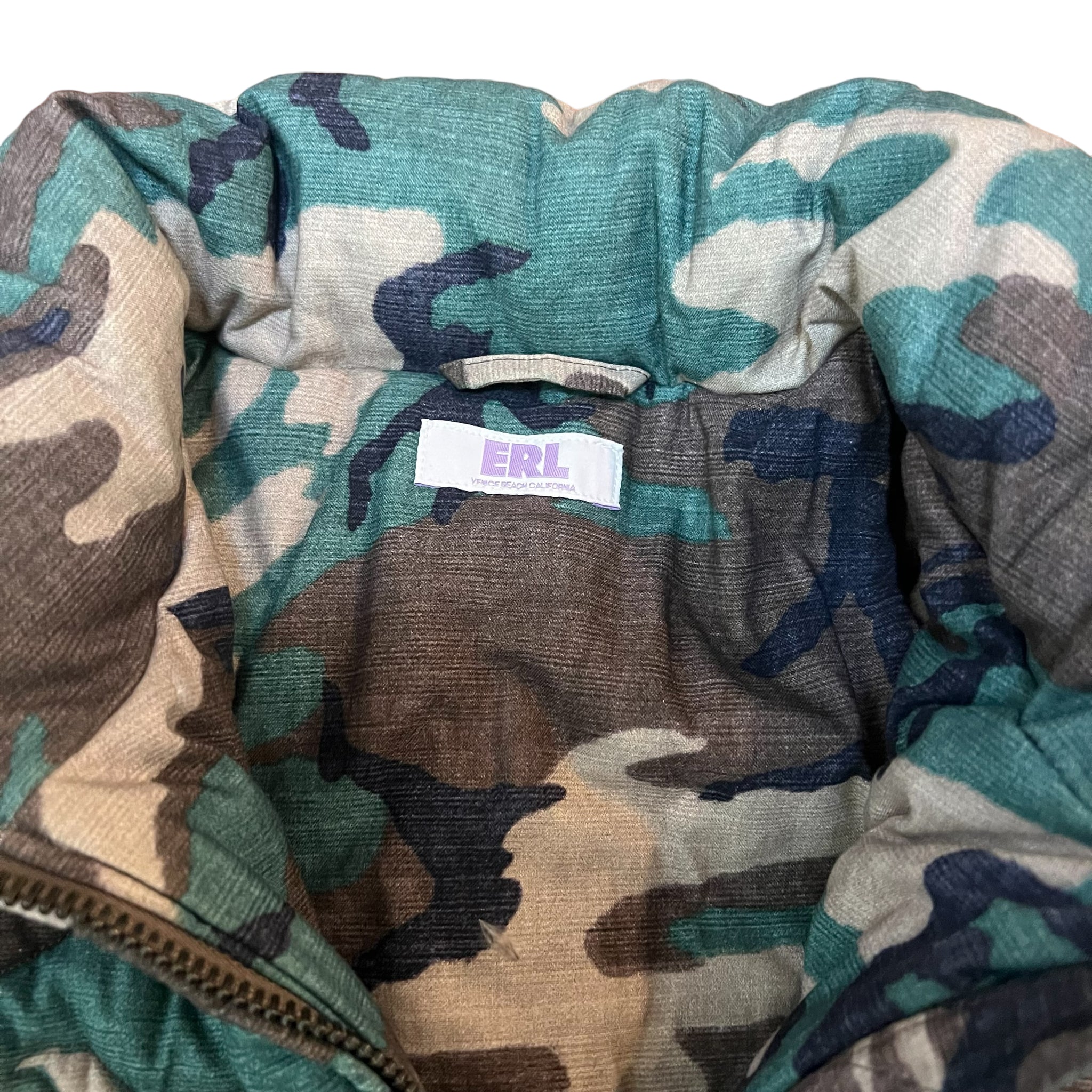 ERL 22AW CAMO PADDET DOWN JACKET
