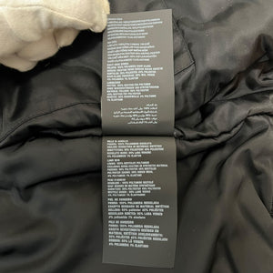 PRADA Raf Simons 21AW Rum Skin Triangle Nappa Leather Oversized Bomber Jacket