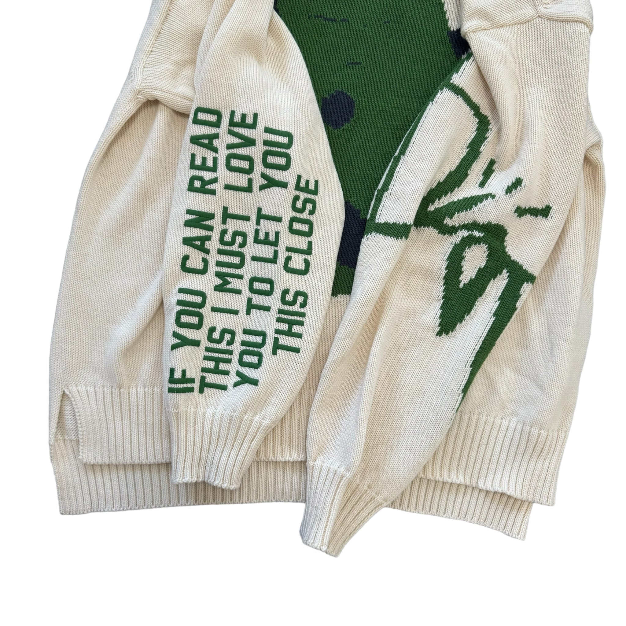 DIOR KIM JONES 22AW ×TRAVIS SCOTT 
CACTUS JACK ECLU KNIT SWEATER