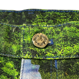 LOUIS VUITTON 2022SS Virgil Abloh "Amen Break" Landscape Print Denim Pants