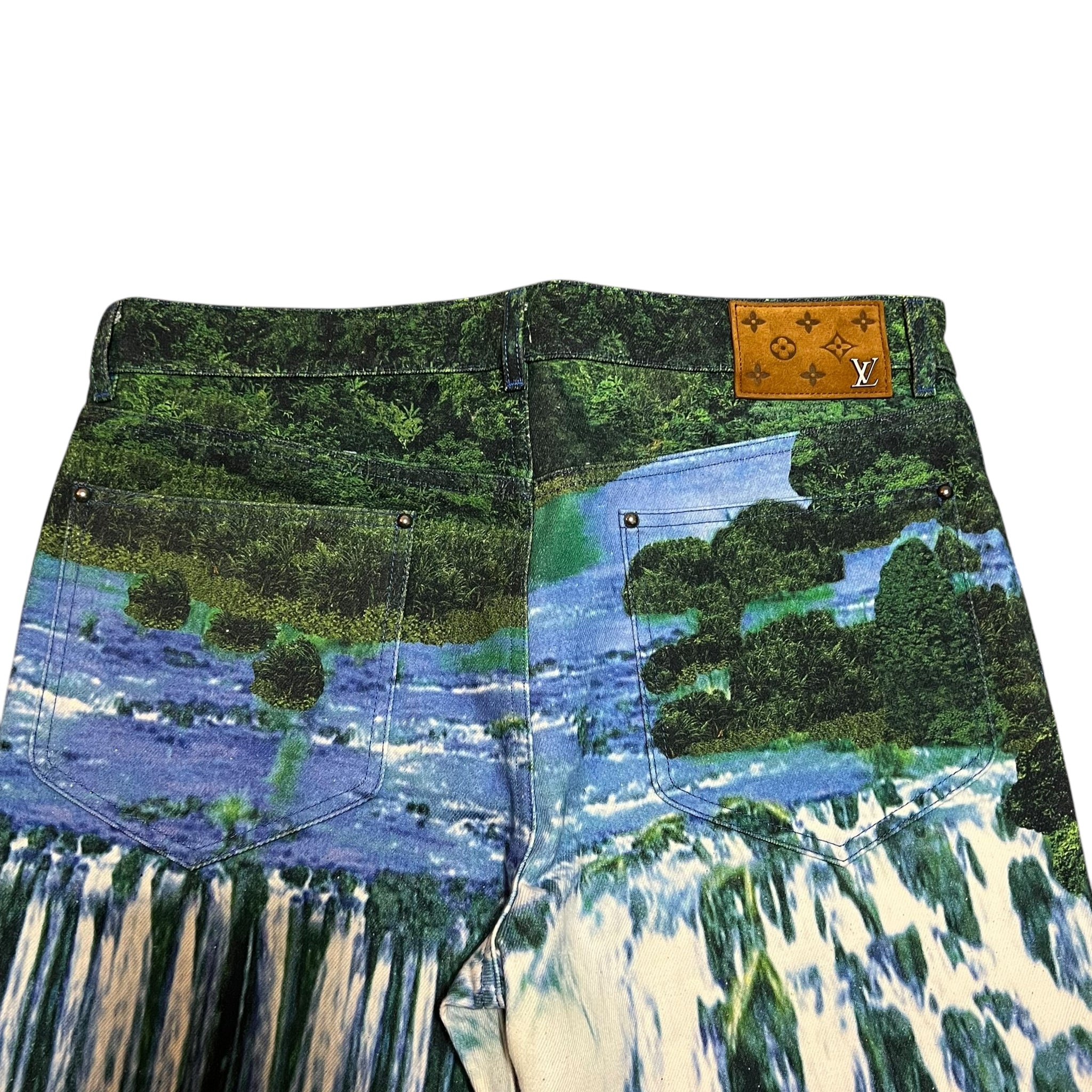 LOUIS VUITTON ×VIRGIL ABLOH 2022SS LANDSCAPE DENIM PANTS