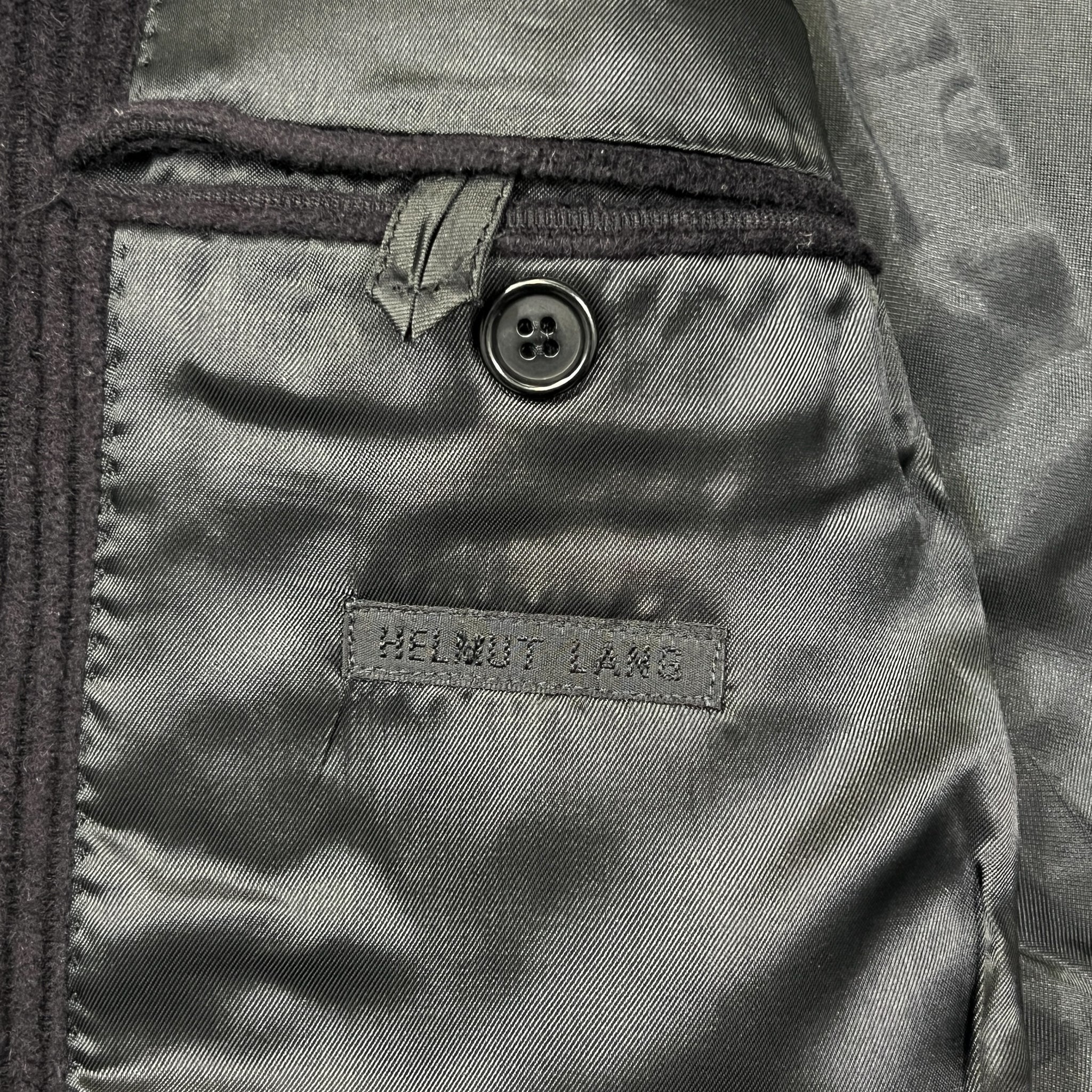 HELMUT LANG 2000s Cashmere Corduroy 3B Tailored Jacket